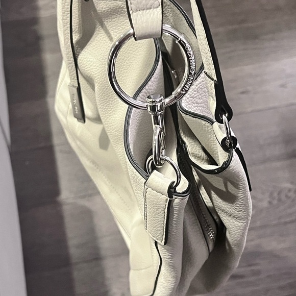 Vince Camuto Gray Hobo Bag with Silver Hardware - Picture 4 of 7